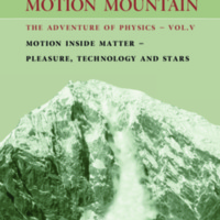 The Adventure of Physics - Vol. V: Motion Inside Matter - Pleasure, Technology, and Stars