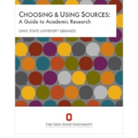 Choosing &amp; Using Sources: A Guide to Academic Research