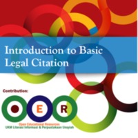Introduction to Basic Legal Citation