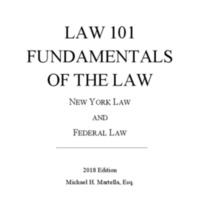 Law 101: Fundamentals of the Law