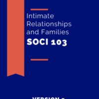Intimate Relationships and Families . Sociology 103 v.2