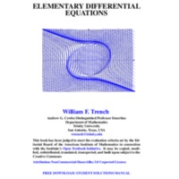 Elementary Diferrential Equantions