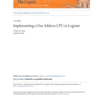 Implementing a One Address CPU in Logisim.pdf