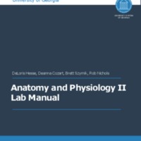 UGA Anatomy and Physiology 2 Lab Manual